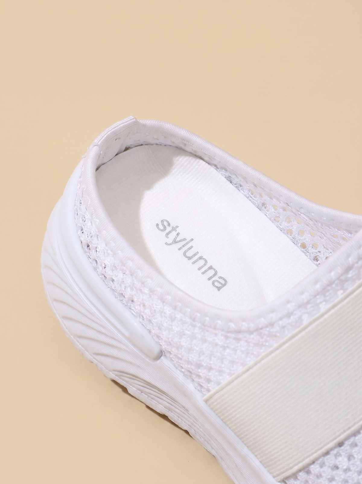 Step in — the heel stays open