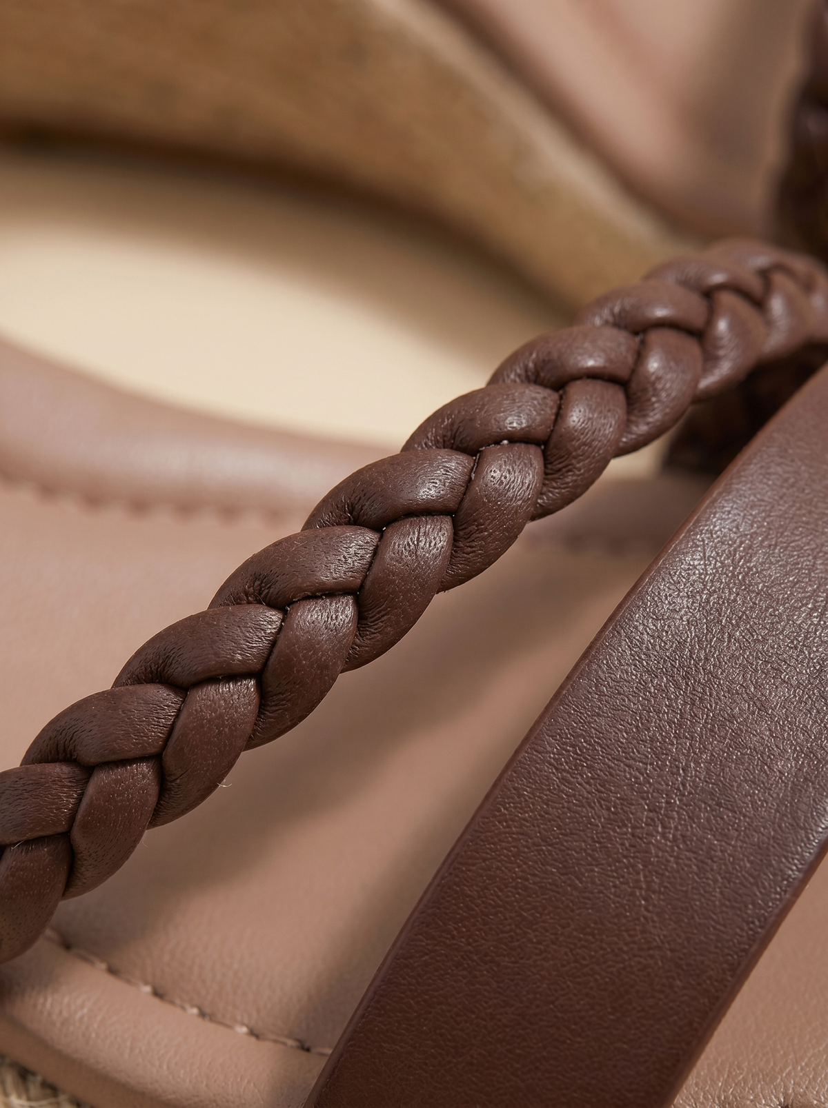 An artisan woven strap